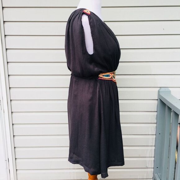 🌸French Con Grecian Toga embellished Dress 4 - Picture 4 of 7